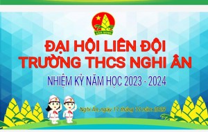 Đại hội Liên đội trường THCS Nghi Ân nhiệm ký năm học 2023-2024